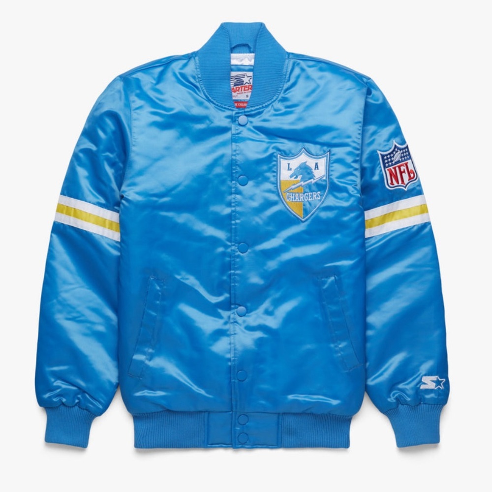 Los Angeles Chargers Starter X Homage Satin Jacket